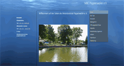 Desktop Screenshot of motorbootclub-poppenweiler.de