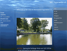 Tablet Screenshot of motorbootclub-poppenweiler.de